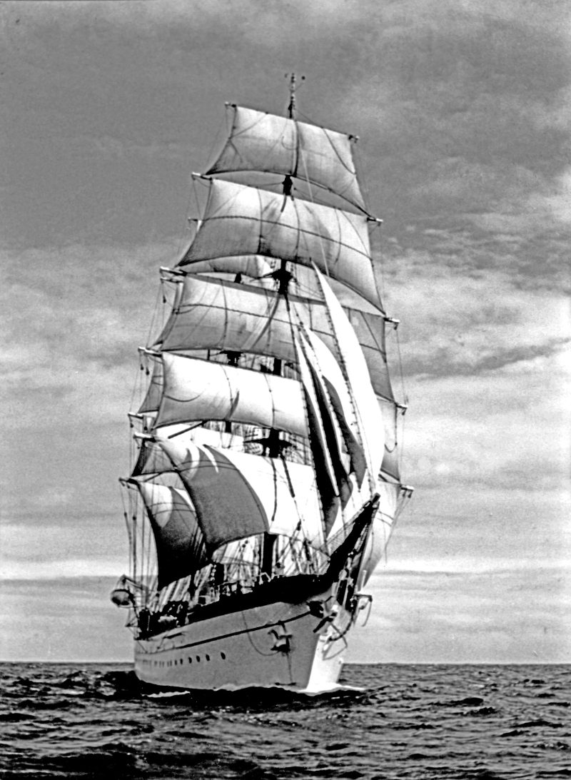 Gorch Fock II, by Municipal Archives of Trondheim from Trondheim, Norway