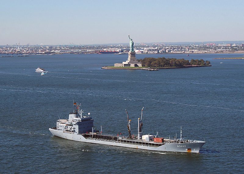 German tanker Spessart, by PH2 STEVEN J. WEBER, USN