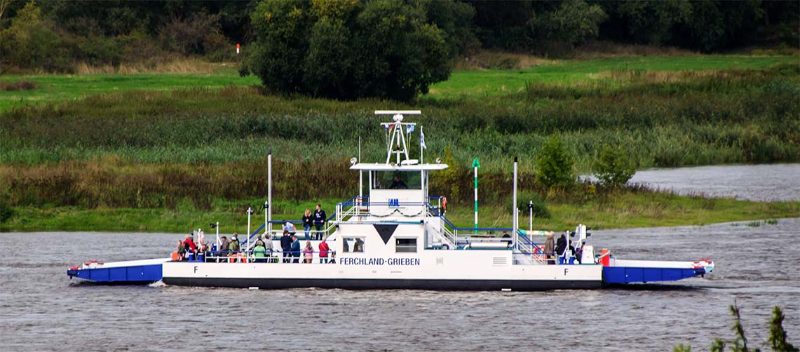 Fähre Ferchland–Grieben, by Georgfotoart