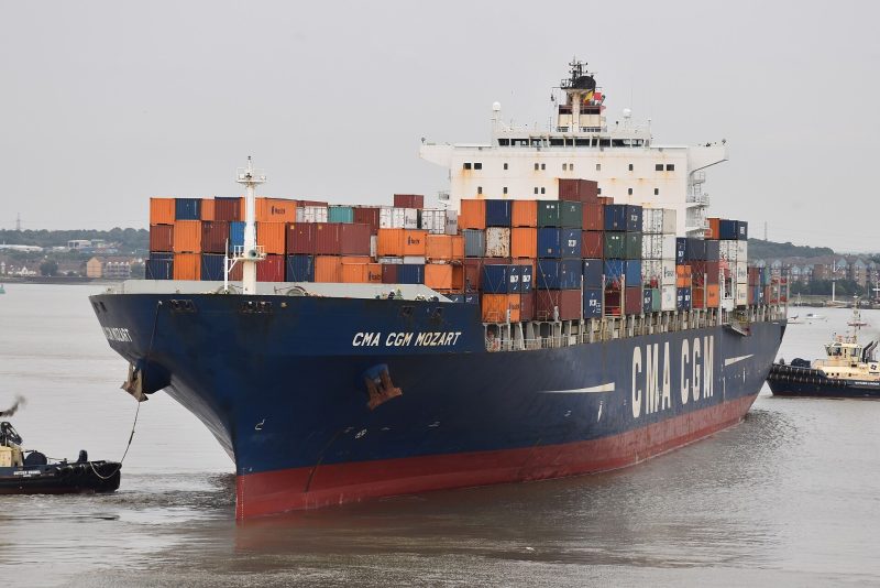 CMA CGM Mozart, by Niels Johannes