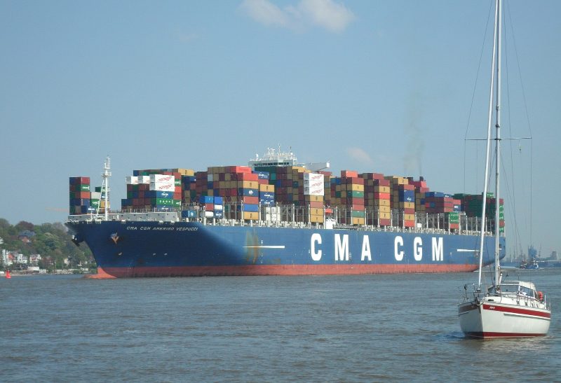 CMA CGM Amerigo Vespucci, by Buonasera