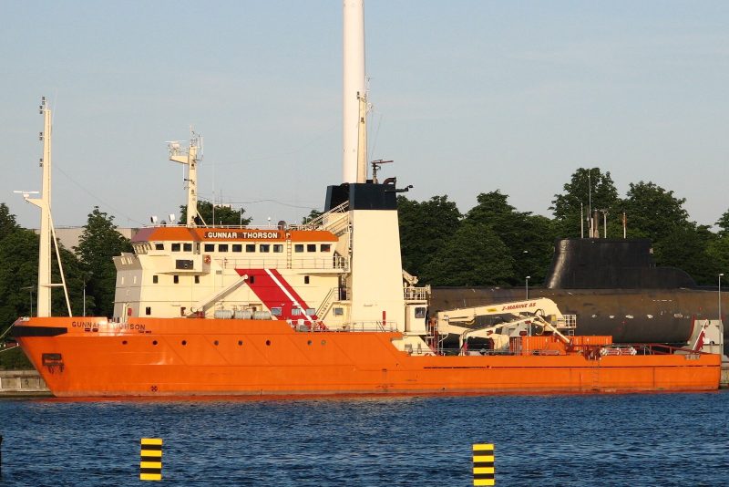 HDMS Gunnar Thorson, by Jeanie Mackinder from Canberra, Australia