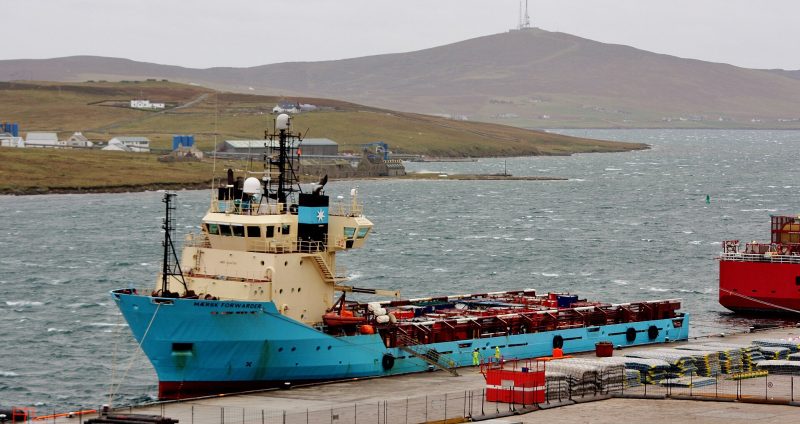 Maersk Forwarder, by Ronnie Robertson
