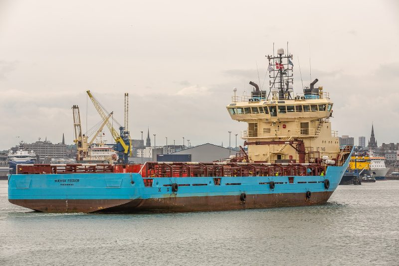 Maersk Feeder, by Alan Jamieson from Aberdeen, Scotland