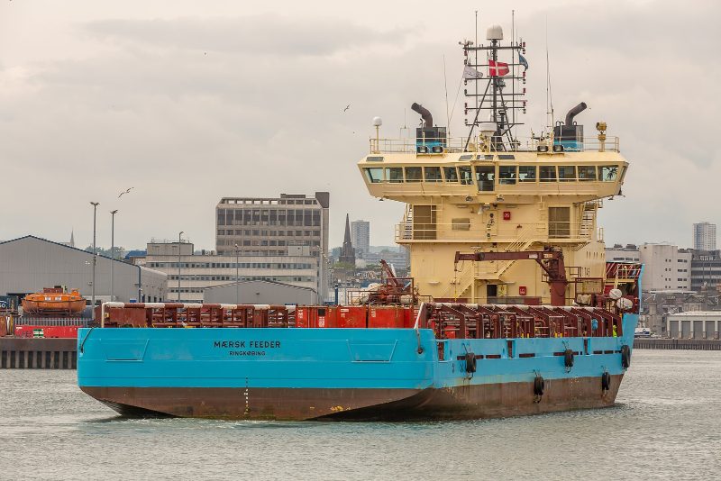Maersk Feeder, by Alan Jamieson from Aberdeen, Scotland