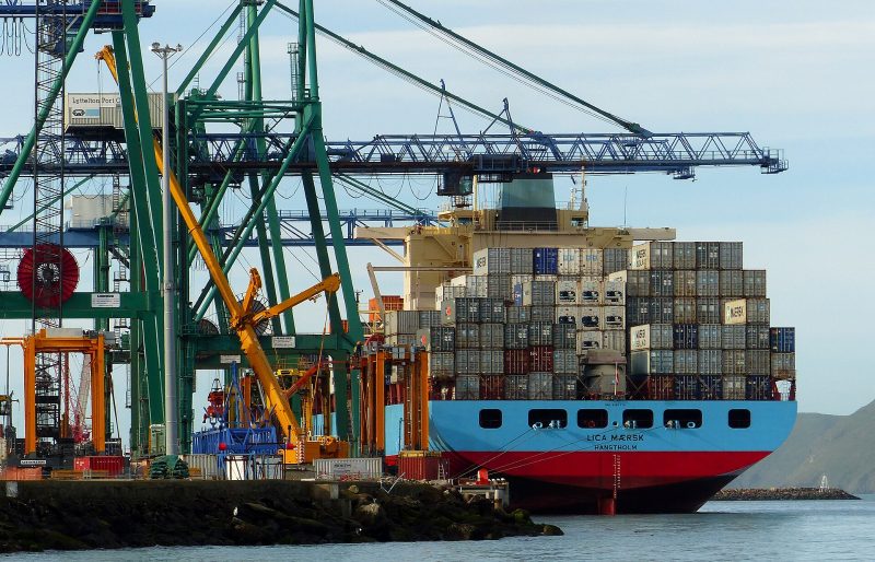 Lica Maersk, by Bernard Spragg. NZ from Christchurch, New Zealand