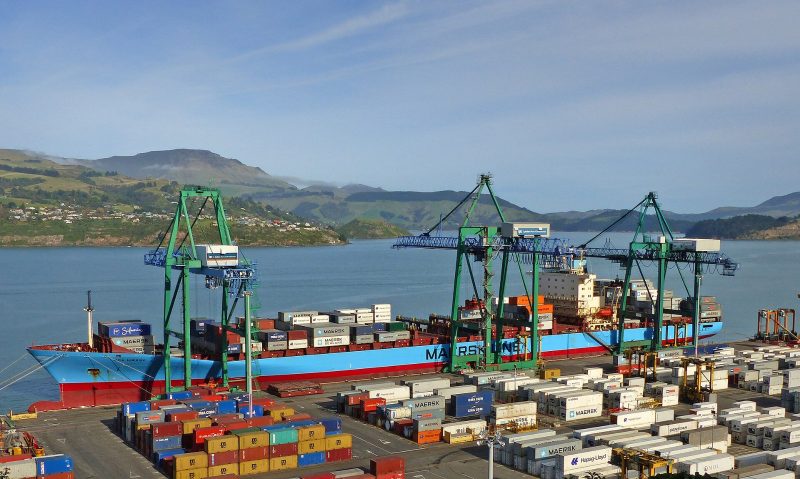 Lica Maersk, by Bernard Spragg. NZ from Christchurch, New Zealand