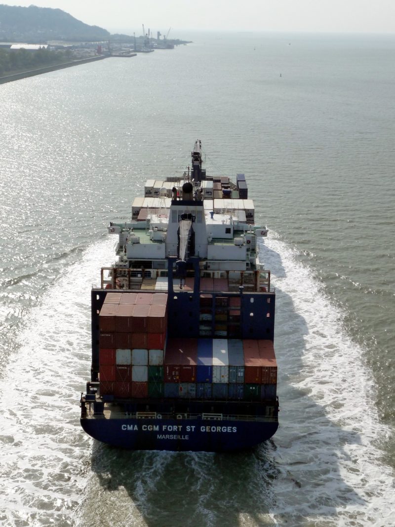 CMA CGM Fort Saint Louis, by Citron