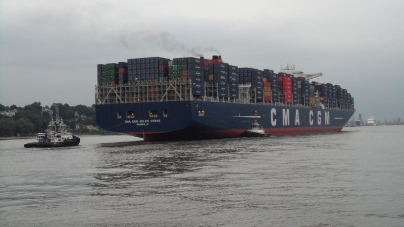 CMA CGM Jules Verne, by Buonasera