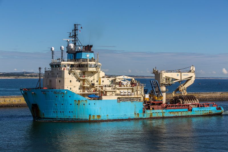 Maersk Achiever, by Alan Jamieson from Aberdeen, Scotland