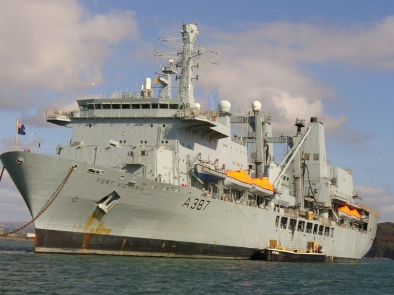 RFA Fort Victoria, by Dmgerrard (talk) 19:43, 11 June 2010 (UTC)