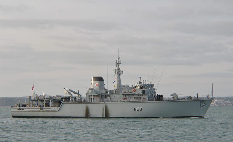 HMS Brocklesby, by Brian Burnell