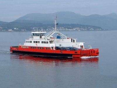 MV Sound of Sanda, by Photo taken by Dougie Macdonald (Scanbus) Please give credit