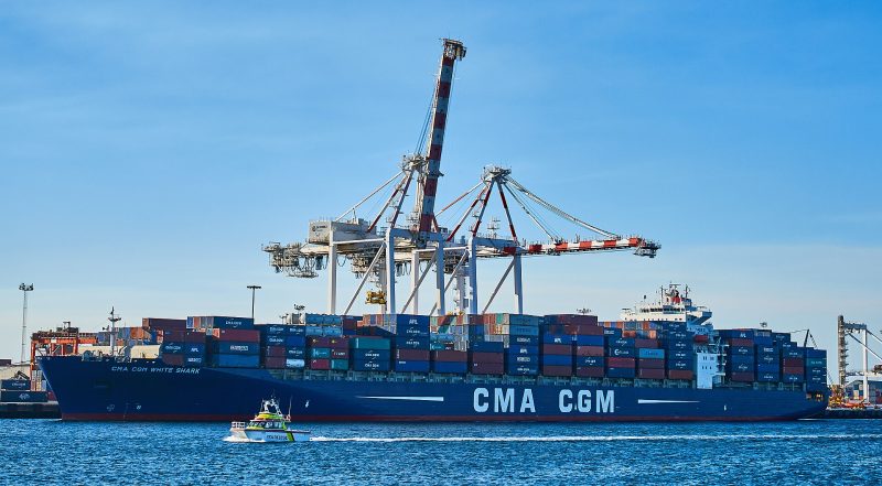 CMA CGM White Shark, by Pedro Szekely from Los Angeles, USA