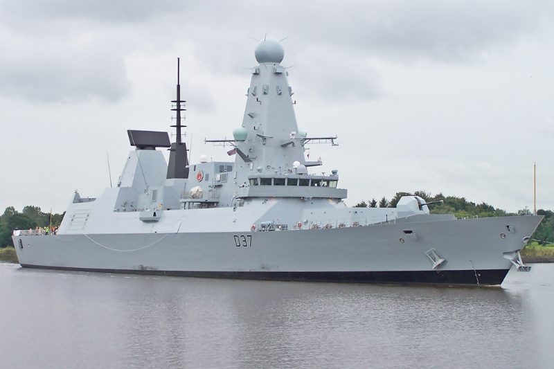 HMS Duncan, by Mark Harkin