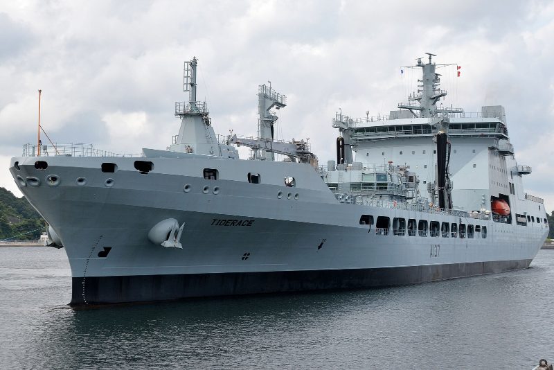 RFA Tiderace, by U.S. Navy photo by Mass Communication Specialist 1st Class Peter Burghart