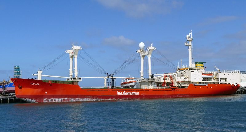 ITALICA General Cargo Vessel., by Bernard Spragg. NZ from Christchurch, New Zealand