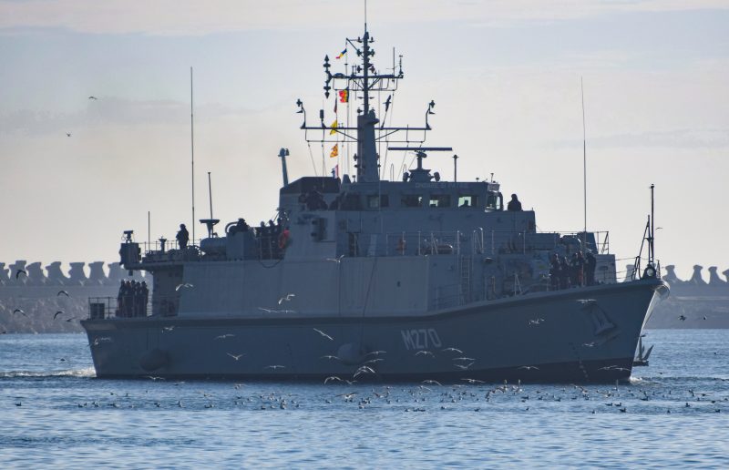 HMS Blyth (M111), by MApN