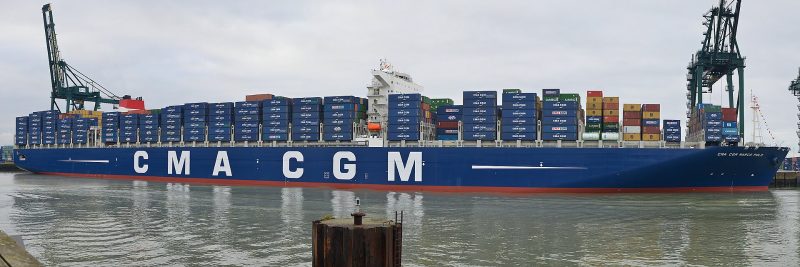 CMA CGM Marco Polo, by Hans Hillewaert