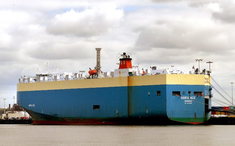 ADRIA ACE Vehicles Carrier, by Bernard Spragg. NZ from Christchurch, New Zealand