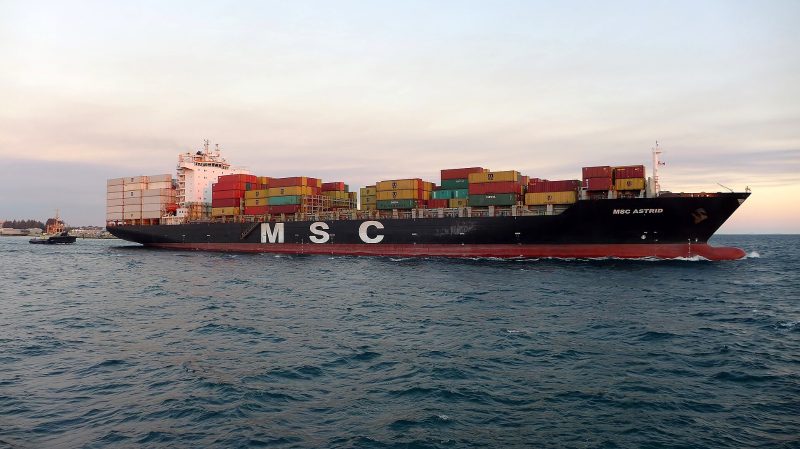 MSC Astrid, by Bahnfrend