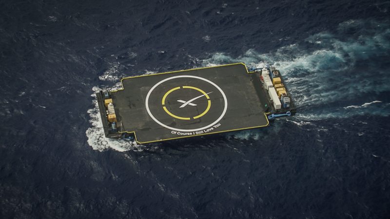 Of Course I Still Love You, by SpaceX