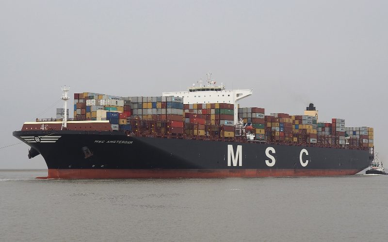 MSC Amsterdam, by Leo Johannes