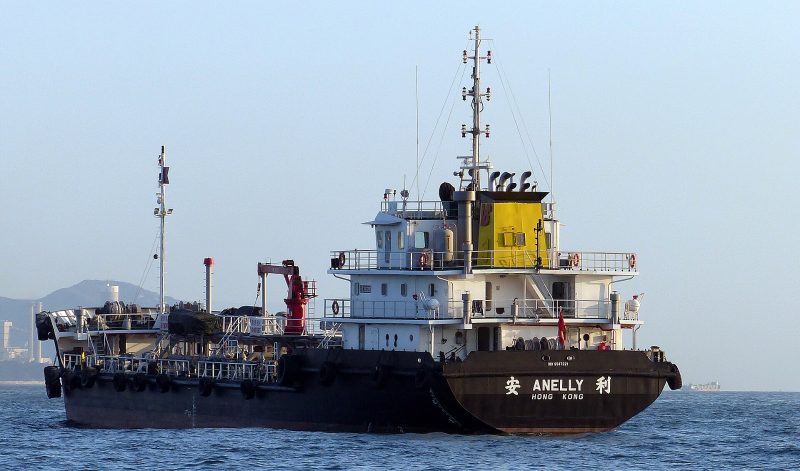 Anelly.Oil Chemical Tanker., by Bernard Spragg. NZ from Christchurch, New Zealand