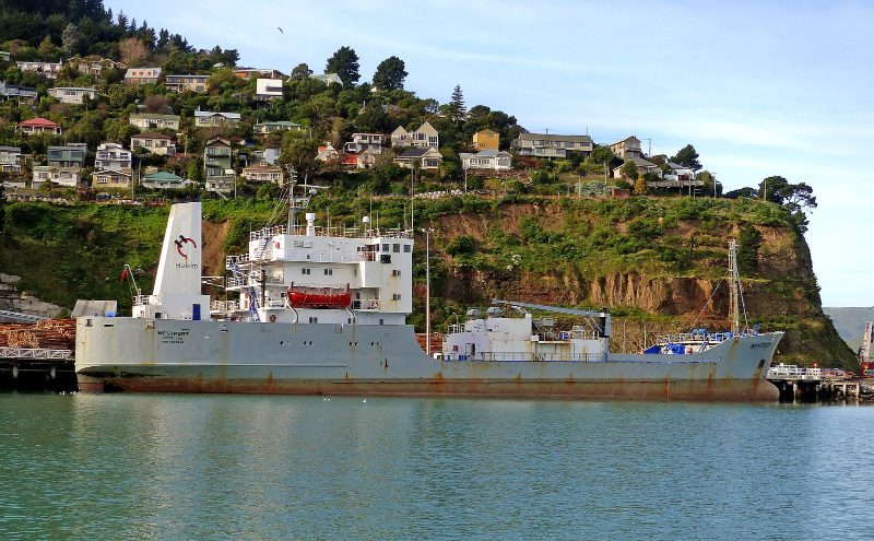 Westport.Cement carrier., by Bernard Spragg. NZ from Christchurch, New Zealand