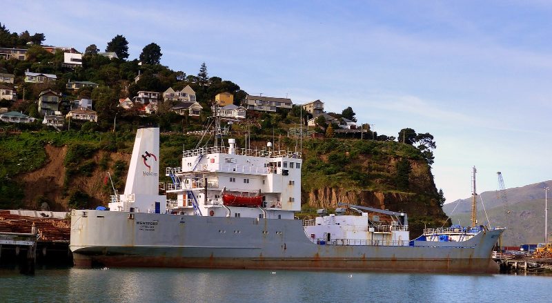 Westport.Cement carrier., by Bernard Spragg. NZ from Christchurch, New Zealand