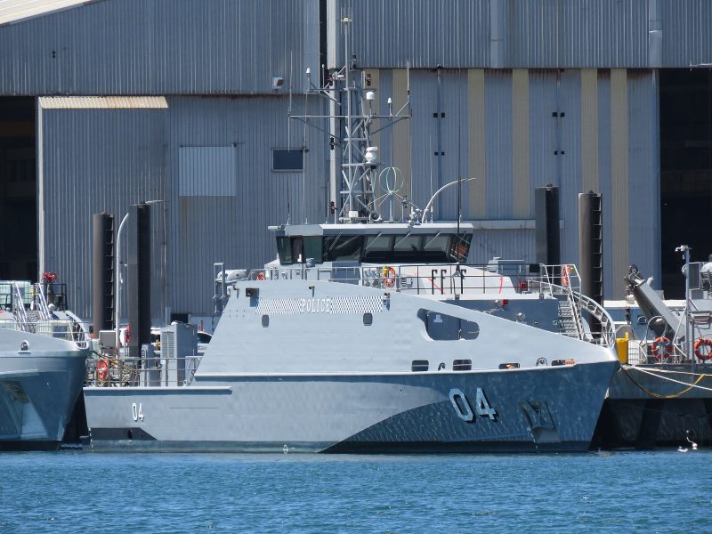 Western Samoan patrol vessel Nafanua III, by Calistemon